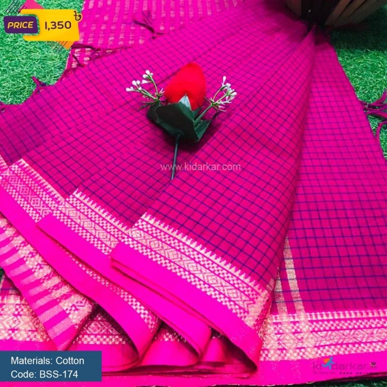 Tangail Cotton Saree (BSS-174)