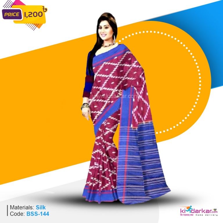 Tangail Silk Saree (BSS-144)